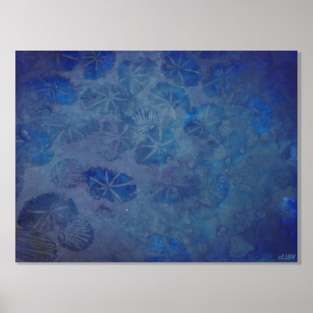 Impressions Dorure Ocean Creatures Silver Foil Print (Recto)