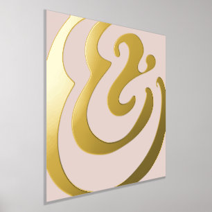 Impressions Dorure Or rose Abstrait