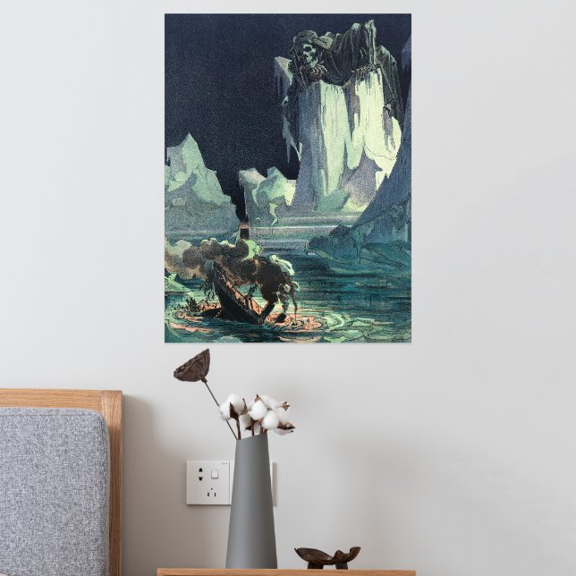 Impressions Dorure Sargasso Sea Grim Reaper & Sinking du Titanic (In situ (Chambre 2))