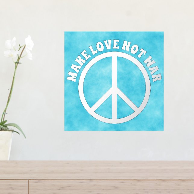 Impressions Dorure Signe de paix solide - VOTRE TEXTE (In Situ (Tableau d'Entrée))