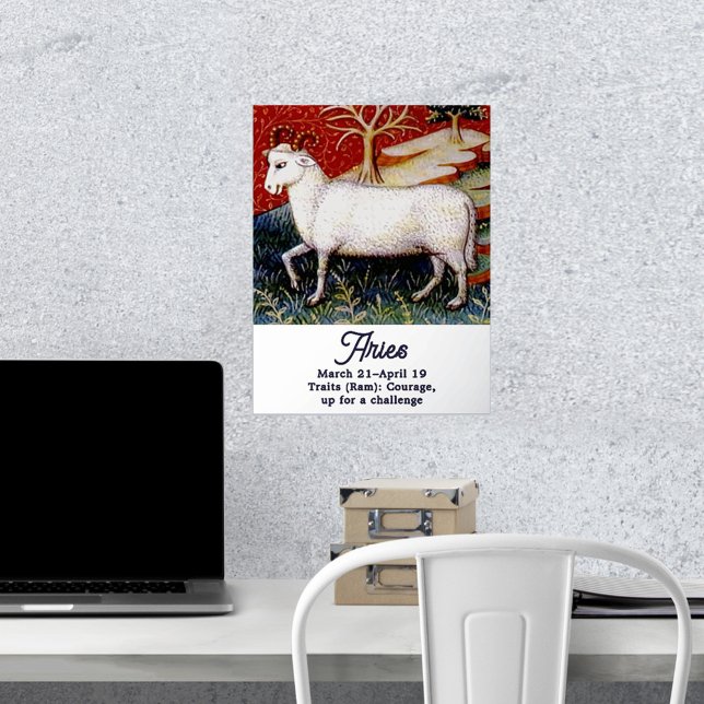 Impressions Dorure Signe Zodiac Bélier le bélier fête d'anniversaire (Créateur téléchargé)
