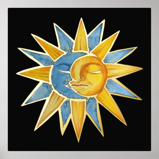 Impressions Dorure Soleil et Lune (Recto)