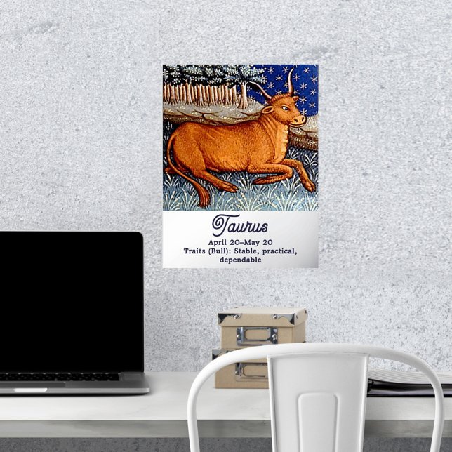 Impressions Dorure Symbole Taurus Zodiac Bull fête d'anniversaire (Créateur téléchargé)