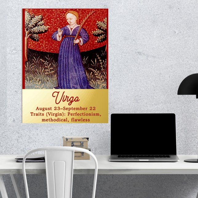 Impressions Dorure Symbole Virgin Zodiac fête d'anniversaire (Créateur téléchargé)