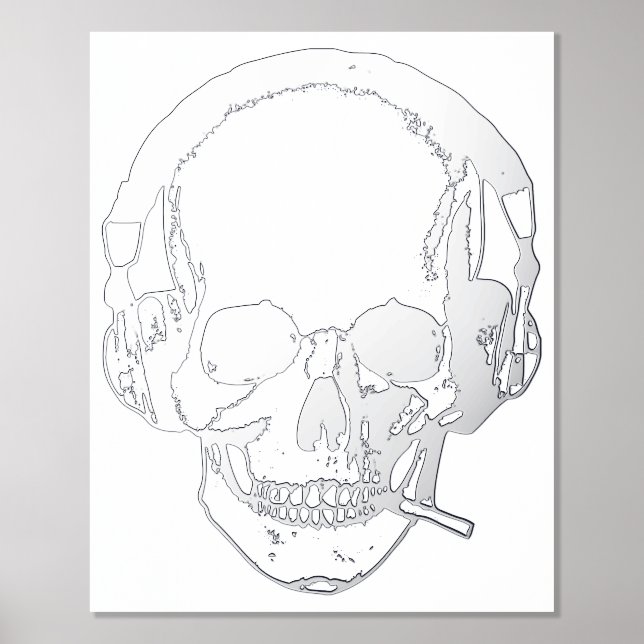 Impressions Dorure Tabagisme du crâne (Recto)