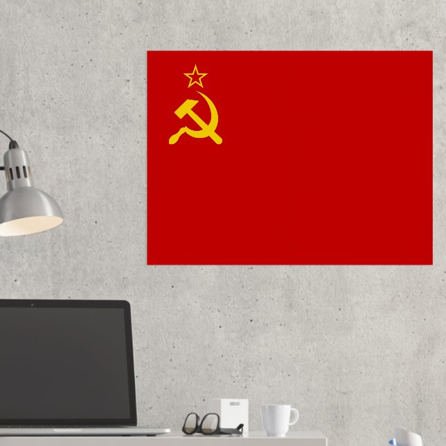 Impressions Dorure Union soviétique Drapeau, URSS, CCCP, Communisme,  (In situ (Bureau 2))