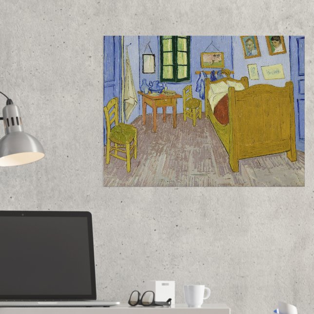 Impressions Dorure Vincent Van Gogh, Chambre à Arles, 3ème version (In situ (Bureau 2))