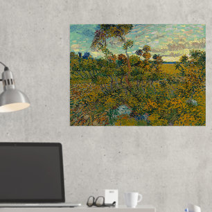 Impressions Dorure Vincent Van Gogh, Coucher De Soleil À Montmajour