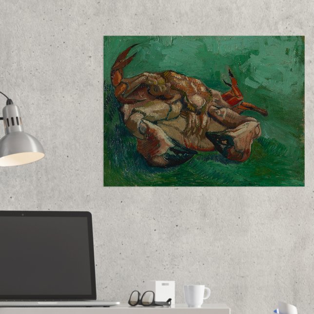 Impressions Dorure Vincent Van Gogh, Crabe sur son dos (In situ (Bureau 2))