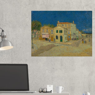 Impressions Dorure Vincent Van Gogh, Maison Jaune, Rue