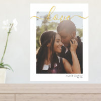 Votre photo et votre texte Typographie d'amour per