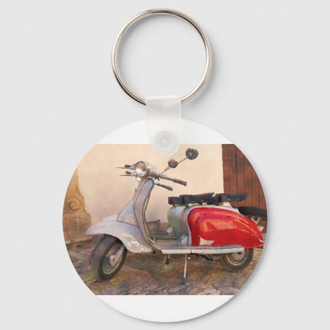 Impressitaly Lambretta Scooter Schlüsselanhänger (Vorderseite)