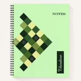 Impressive Green block - Back to School Notebook Notizbuch