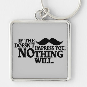 Impressive Mustache benutzerdefinierte Farbe Schlü Schlüsselanhänger