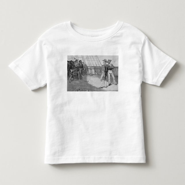 Impressment der amerikanischen Matrosen Kleinkind T-shirt (Vorderseite)