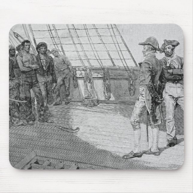 Impressment der amerikanischen Matrosen Mousepad (Vorne)