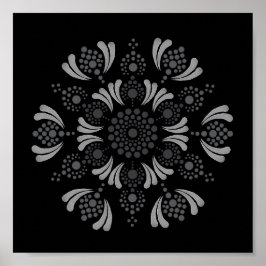 Imprimable Poster de votre propre Modèle Mandala