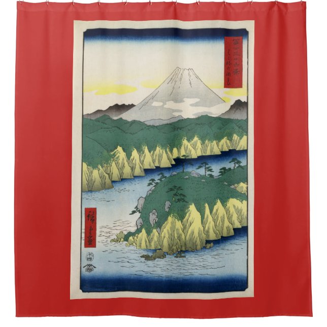 IMPRIMANTE JAPONAISE DU Rideau de douche RIVER (Devant)