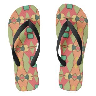imprimé africain tongs adultes