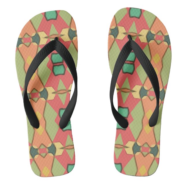 imprimé africain tongs adultes (Semelle)