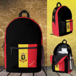 Imprimé Belgique, sac à dos patriotique, drapeau belge / n