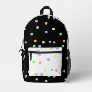 Imprimé Bright Pastel Pois sac à dos