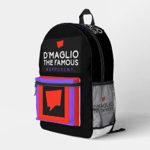 D'Maglio et le sac à dos noir