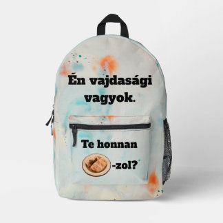 Imprimé D'où venez-vous? sac à dos