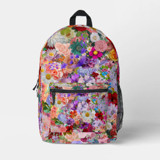 Imprimé fleurs de sac à dos