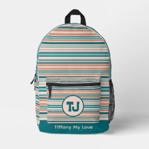 Imprimé Gras Retour À L'École Nom Sac À Dos Pour Filles