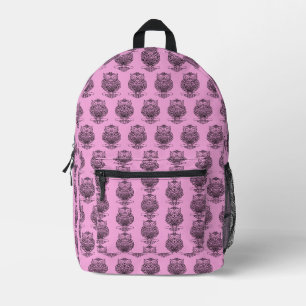 Imprimé Hibou (rose) - Sac à dos