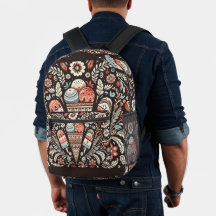Imprimer le sac à dos cousu avec conception d'art 