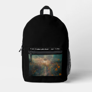 Imprimé Je suis crucifié avec le sac à dos Christ