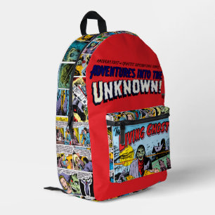 Imprimé Le sac à dos de la bande dessinée d'horreur de fan