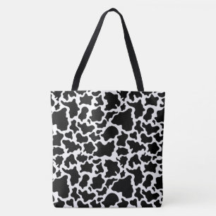 Imprimé noir et blanc de grande taille sac fourre-