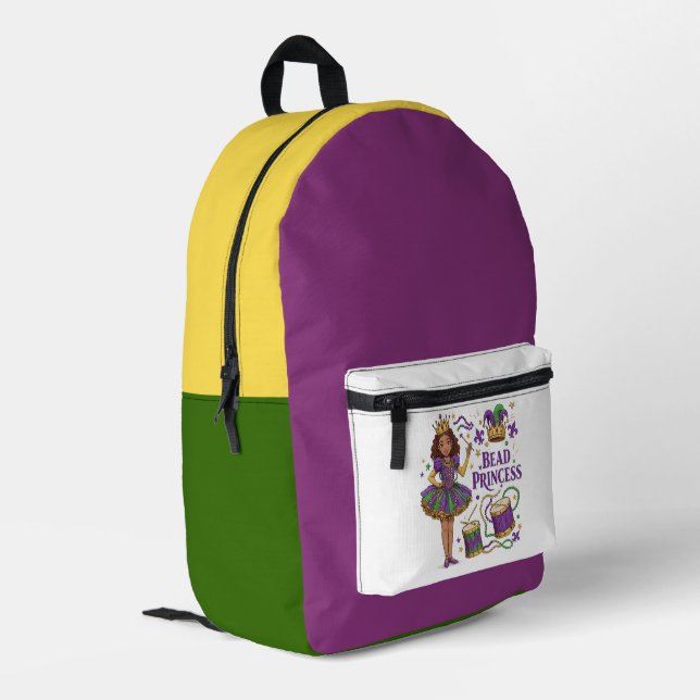 Imprimé Perle Princess - Mardi Gras Sac à dos (Coin arrière gauche)