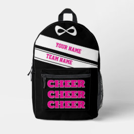Imprimé Personnaliser sac à dos chevelu rose de l'école ro