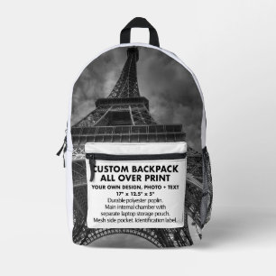 Imprimé Photo personnalisée sur le sac à dos
