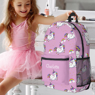 Imprimé Pink clair Unicorn Dream sac à dos