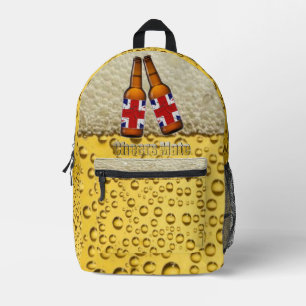 Imprimé Sac à dos à bières britannique Mate