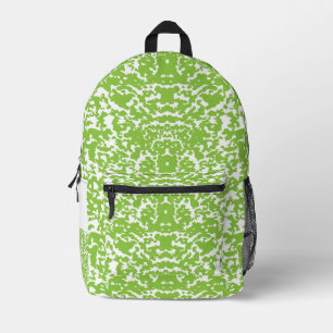 Imprimé Sac à dos à motif botanique vert élégant