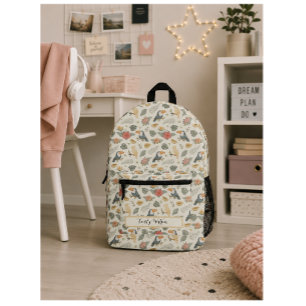 Imprimé Sac à dos à motif toucan tropical personnalisé