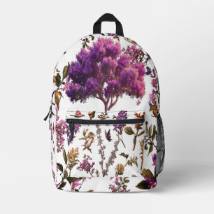 Imprimé Sac à dos Arbre Rose Nature Inspiré Design