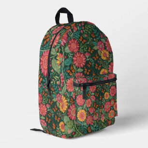 Imprimé Sac à dos Art Abstrait Tournesols Papillons