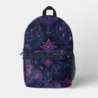 Imprimé Sac à dos Astrologie Céleste Cosmic Streetwear