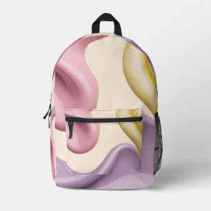 Imprimé Sac à dos au motif graphique élégant