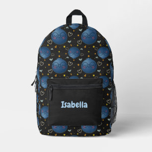Imprimé Sac à dos Blueberry Motif Chalkboard pour enfants