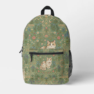 Imprimé Sac à dos Cat Cottage – Motif de chat Munchkin