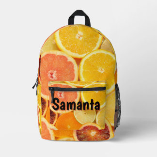 Imprimé Sac à dos Citron Personnalisé | Fruits Frais pour