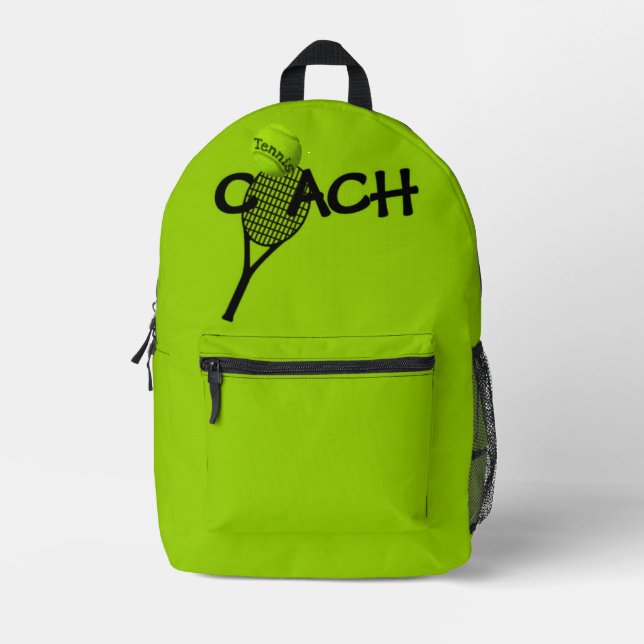 Imprimé Sac à dos Coach de Tennis (Recto)